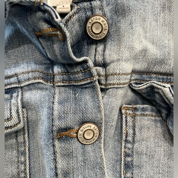 Kensie Woman’s Denim Jeans Jacket Size Large - Picture 6 of 12